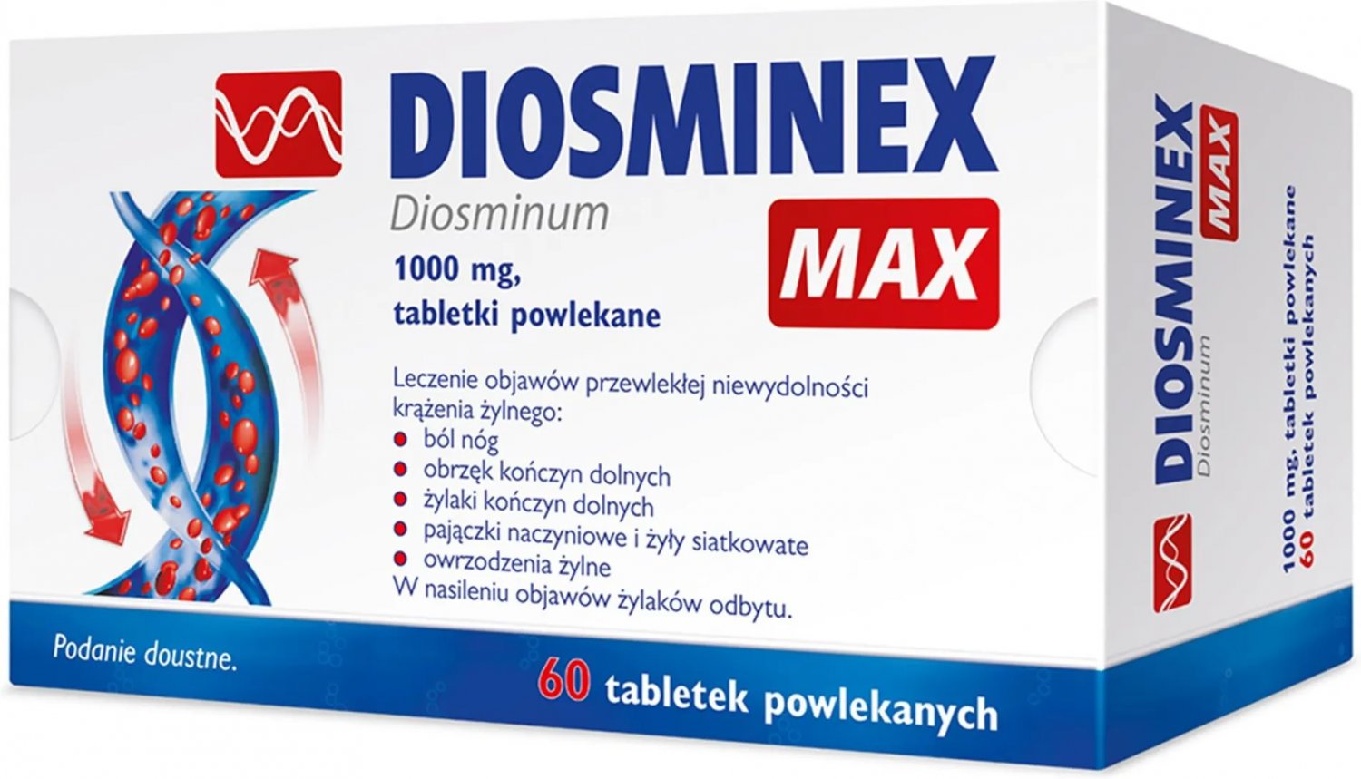 DIOSMINEX MAX 1000MG VARICOSE VEINS 60 TABS