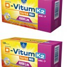 D-Vitum Forte MAX 4000 IU K2 (MK-7) vitamin D3 K2, 120 capsules D-Vitum Forte MAX 4000 IU K2 (MK-7) vitamin D3 K2, 120 capsules