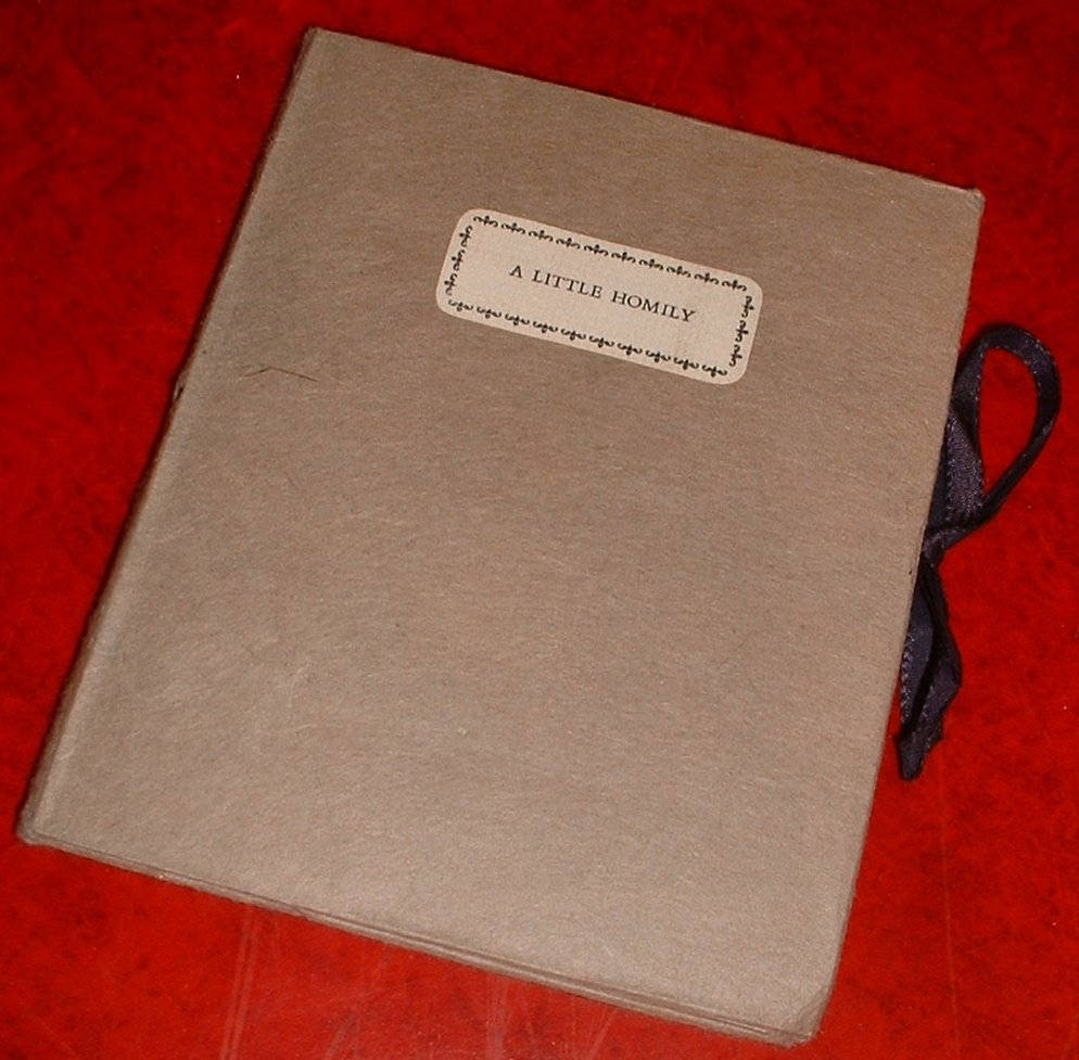 A Little Homily Joseph Langland 1960 Etchings Lynda Rounds #16 of 30 signed