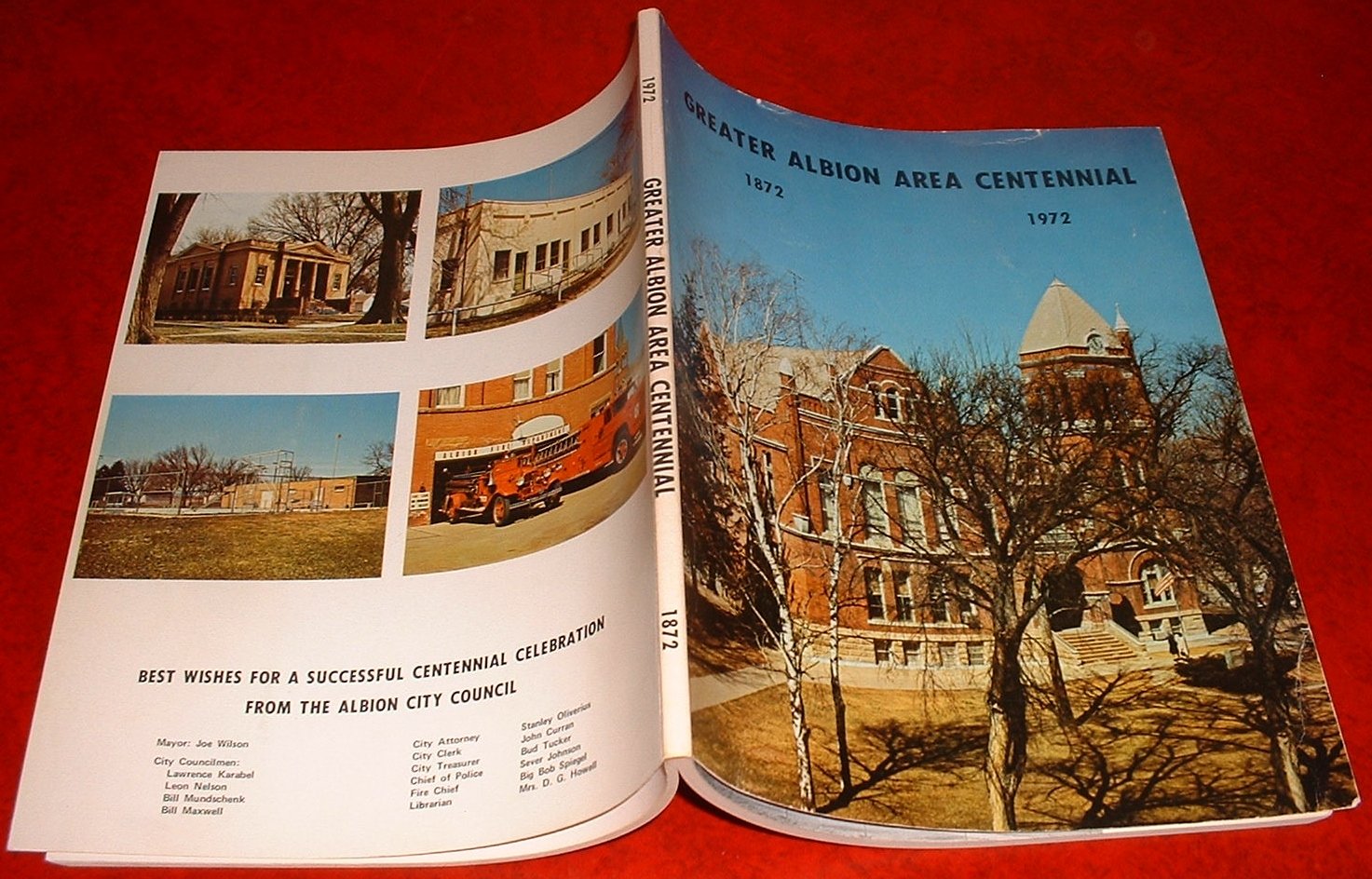 Greater Albion Area Centennial 18721972 Nebr by Oates & Erickson