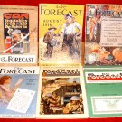Forecast A Magazine of Home Efficiency 6 issues 1918