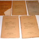 Minnesota History Bulletin 1921-22 5 issues