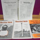 Electrical World 1917-1930 5 issues