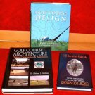 3 Golf Books Course Design & Architecture Donald J Ross