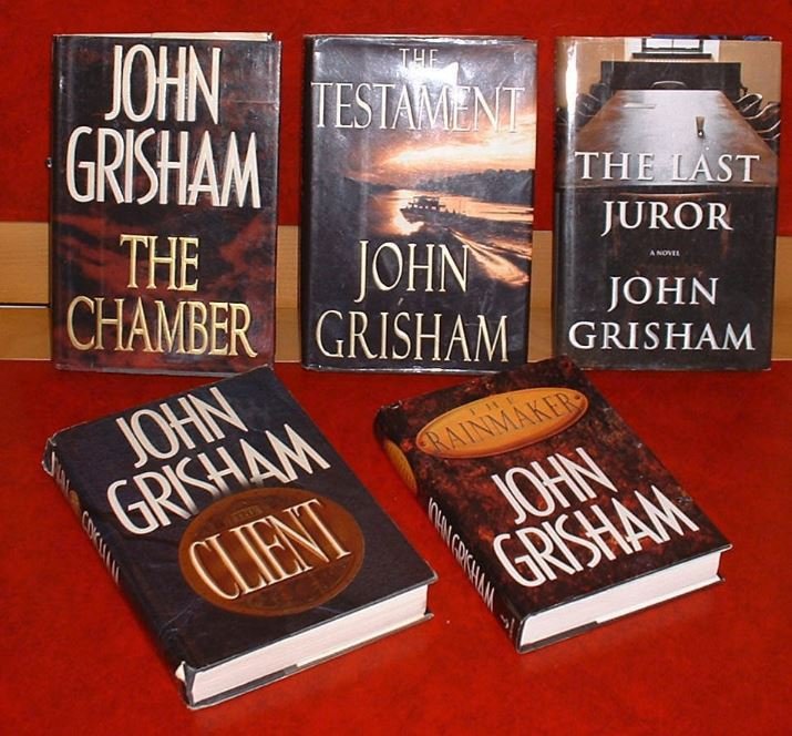11 John Grisham novels w/dj Fiction Thrillers w/dj