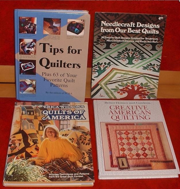 16 Quilting Patchwork Books American Amish Needlecraft Romantic Singer