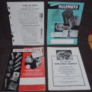 Allen Manufacturing Company 1947-49 catalogs flyer screws tools