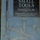 Brown & Sharpe Small Tools Catalog No. 34 1941