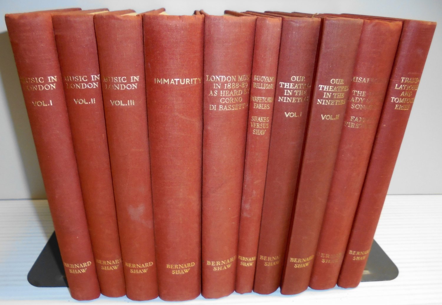 George Bernard Shaw 10 vol. Music Theatre Plays