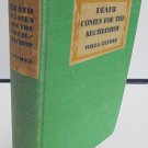Death comes for the Archbishop by Willa Cather 1927 1st ed w/print points