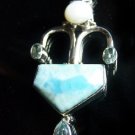 Larimar, Topaz & Pearl