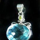 Blue Tourmaline & Peridot