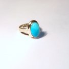 Turquoise, long oval