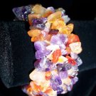 Amethyst, Carnelian & Fluorite