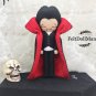PDF Pattern and Tutorial. Vampire and His Coffin. Felt Doll. Halloween Pattern.