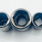 3-Pc CRAFTSMAN Sockets 6pt 1/4" Dr 13mm + 12pt 1/2" Dr 15mm + 6pt 3/8" Dr 18mm