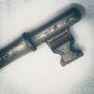 Antique Brass Skeleton Key 3" , Bow marked 3 & 5 on reverse and V or Y on Bit