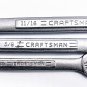 Craftsman 3-Pc 12-Point SAE Combination Wrench Set -VV-Series 1/2"-5/8''-11/16''