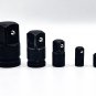 5-Pc Impact Socket Adapter + Reducer Set 1", 3/4, 1/2, 3/8, 1/4 + reduc 1/4x3/8