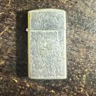 Vintage Slim Chrome Zippo Cigarette Lighter Made in ZIPPO USA  (circa 1975)