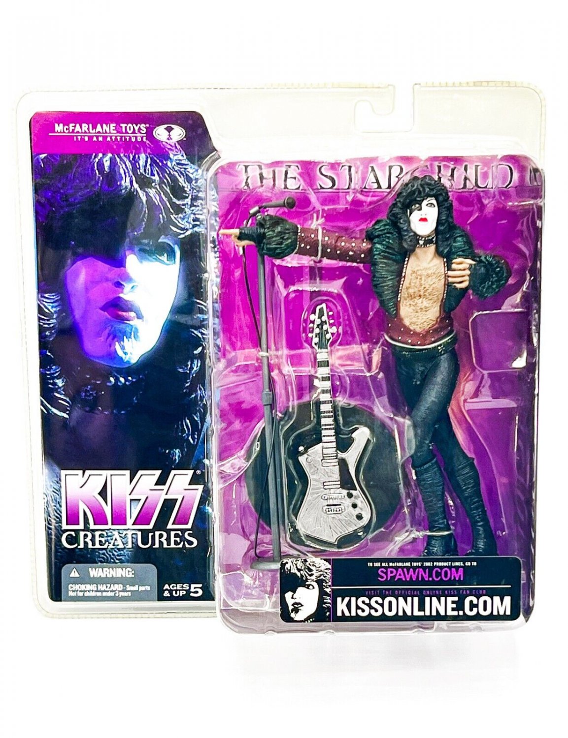 2002 KISS CREATURES Paul Stanley STARCHILD Action Figure, McFarlane Toys