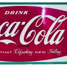 Vintage 1956 Coca-Cola Single-Sided, 1927 Design Tin Advertising Sign