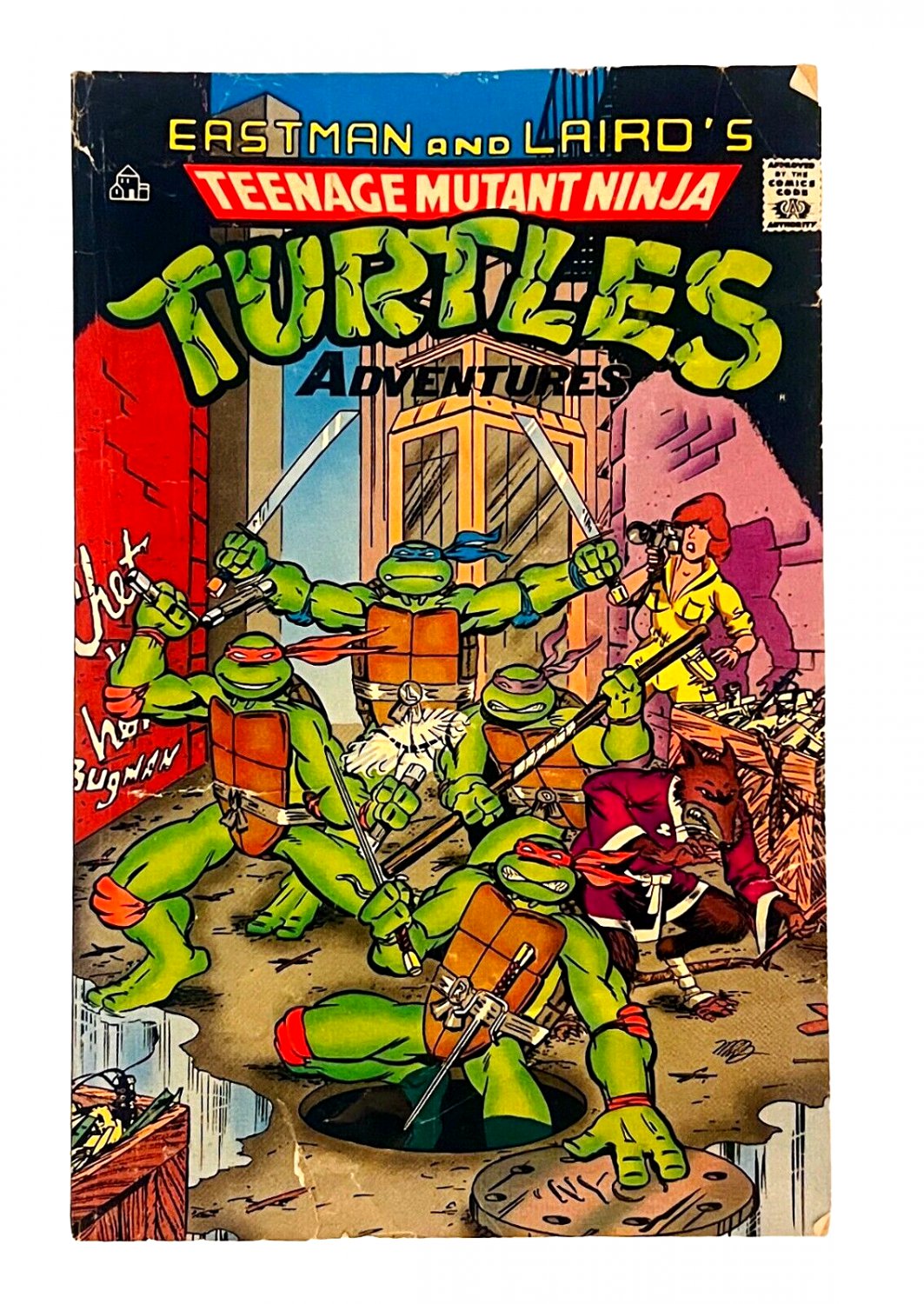Teenage Mutant Ninja Turtle Adventures, Eastman & Laird's 1988, 7th ...