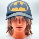 Vintage DC Comics Batman Themed Logo Trucker Hat, Adjustable 1-Size Baseball Cap