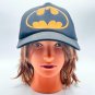 Vintage DC Comics Batman Themed Logo Trucker Hat, Adjustable 1-Size Baseball Cap