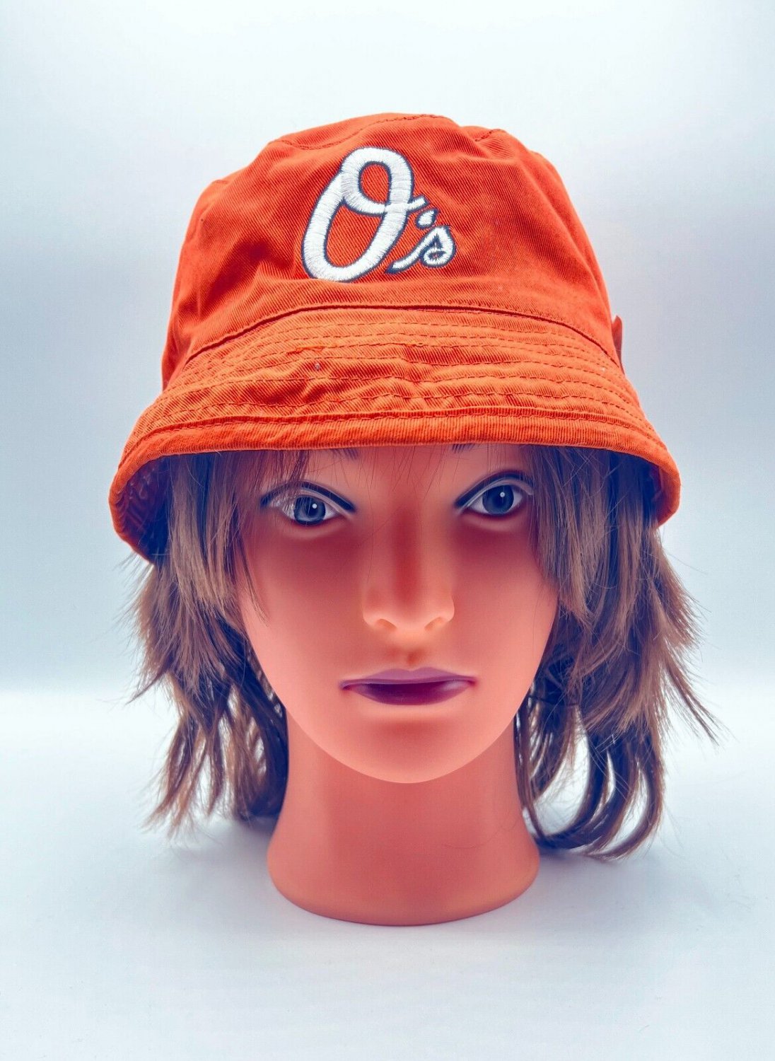 BALTIMORE ORIOLES Reversible Floppy Bucket Hat Orange Black 