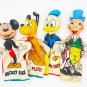 1950's Disney Mickey, Donald, Pluto, Jiminy Cricket, Vintage Hand Puppets