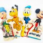 1950's Disney Mickey, Donald, Pluto, Jiminy Cricket, Vintage Hand Puppets