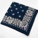 Vintage 20 x 21 Blue Paisley Bandana Handkerchief 100% Cotton Made In USA, NWOT Vintage 20 x 21 Blue Paisley Bandana Handkerchief 100% Cotton Made In USA, NWOT