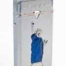Unique New York Illuminated Statue of Liberty Silver Plastic Lighter, circa 2005