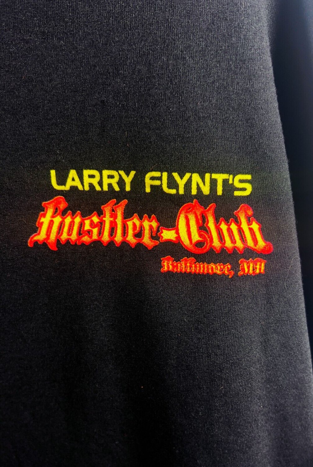 Vintage Larry Flynt's Hustler Gentleman's Club Baltimore | Black XL T-Shirt