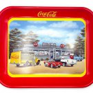 1994 "Sign of Good Taste" Coca-Cola Tray 50's Diner Scene Artwork by Pam Renfroe