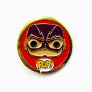 RARE Funko Pop! The Flash Lapel Pin 1.25 Inch Gold Tone from 2015 SF ComicCon