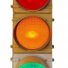 Vintage '60s Crouse-Hinds Red, Yellow, Green Traffic Signal, AC Power Conversion Vintage '60s Crouse-Hinds Red, Yellow, Green Traffic Signal, AC Power Conversion