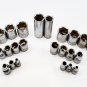 TASK FORCE TOOLS 24-Pc Shallow 6-Point, Metric + SAE, 1/4 + 3/8 Drive Socket Set