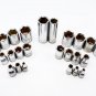 TASK FORCE TOOLS 24-Pc Shallow 6-Point, Metric + SAE, 1/4 + 3/8 Drive Socket Set