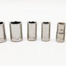 CRAFTSMAN 8-Piece, 1/4" Drive, 6 Point, SAE Shallow Socket Set, G & G2 Series CRAFTSMAN 8-Piece, 1/4" Drive, 6 Point, SAE Shallow Socket Set, G & G2 Series