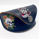 ED HARDY Vintage Tattoo Sunglasses Case Skull Snake & Roses "New York City" ED HARDY Vintage Tattoo Sunglasses Case Skull Snake & Roses "New York City"