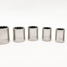 CRAFTSMAN 8-Piece, 3/8" Drive, 12 Point, METRIC Shallow Socket Set, 10mm - 19mm CRAFTSMAN 8-Piece, 3/8" Drive, 12 Point, METRIC Shallow Socket Set, 10mm - 19mm