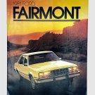 1981 Ford Fairmont 16-Page Original Dealer Sales Brochure 1981 Ford Fairmont 16-Page Original Dealer Sales Brochure