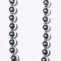 Vintage Silver 5mm Round Bead Ball Chain Necklace Strand 24", Matinee