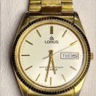 LORUS Men's Classic Quartz Water Resistant Watch w/ Day & Date Indicator LORUS Men's Classic Quartz Water Resistant Watch w/ Day & Date Indicator