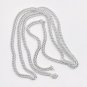 52" Lightweight & Bright Polished Opera Length 8mm Cuban Chain