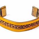Vintage Braided Rope Copper 15mm Adjustable Cuff Bracelet