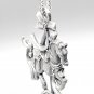 Christmas 1997 Wallace Silversmiths Pewter Carousel Horse Ornament