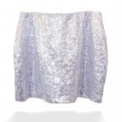 Silver Sequin Mini Skirt by Tipsy Elves, Women's Large, Holiday Fancy Dress Silver Sequin Mini Skirt by Tipsy Elves, Women's Large, Holiday Fancy Dress